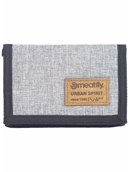 Meatfly Meatfly muški novčanik Dewey Grey Heather | Siva | Veličina
