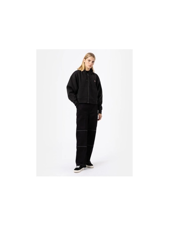 Dickies Ženska crna dukserica s patentnim zatvaračem Dickies Oakport