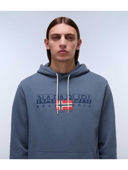 Napapijri Muška siva dukserica b-aylmer Napapijri