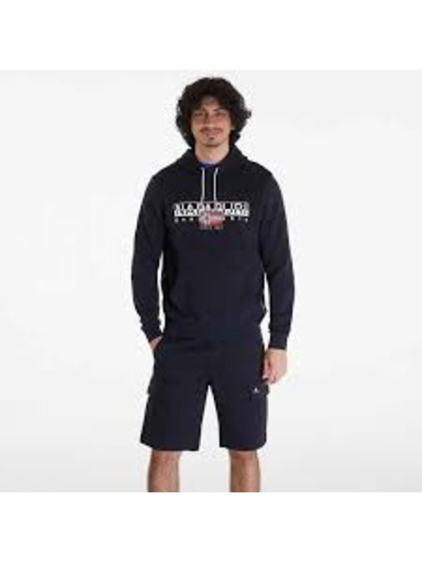 Napapijri Muška crna dukserica b-aylmer Napapijri