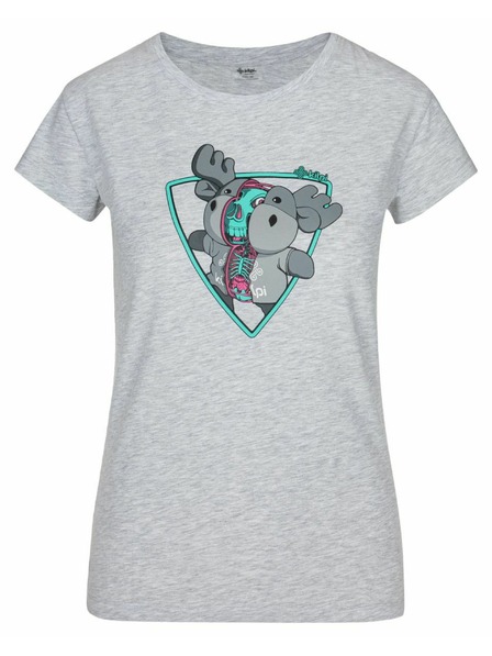 Kilpi Svijetlo siva pamučna majica Kilpi Albion