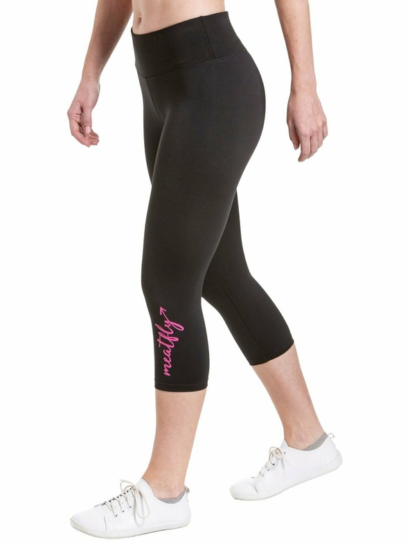 Meatfly Meatfly ženske tajice Edna Dark Pink Logo | Ružičasta | Veličina