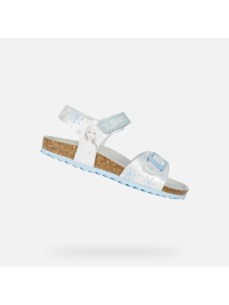 Geox Bijele djevojačke sandale Geox Adriel