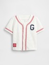 GAP Baby mikinasta košulja na gumbe Baseball Americana GAP