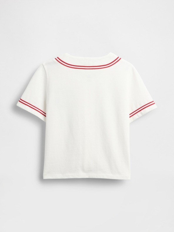 GAP Baby mikinasta košulja na gumbe Baseball Americana GAP