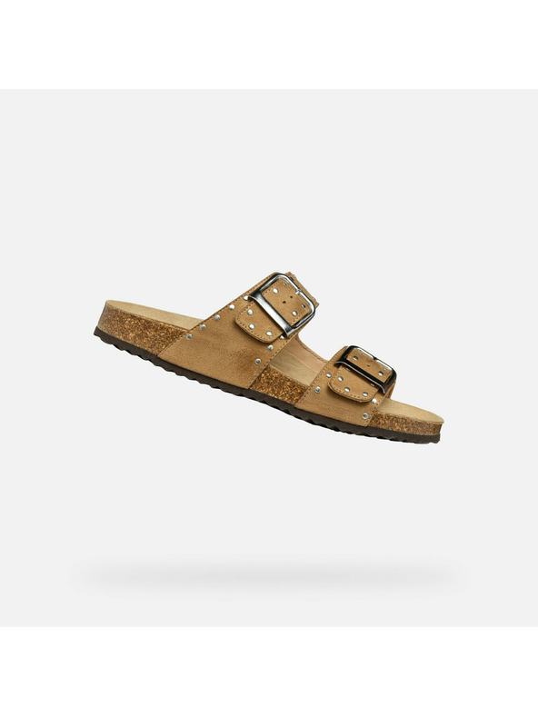 Geox Krem ženske papuče Geox Brionia R