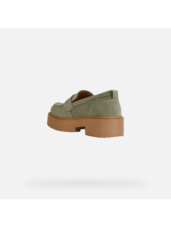 Geox Svijetlozelene ženske mokasine Geox Spherica EC7