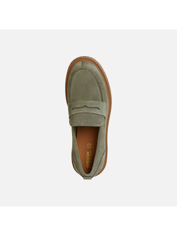 Geox Svijetlozelene ženske mokasine Geox Spherica EC7