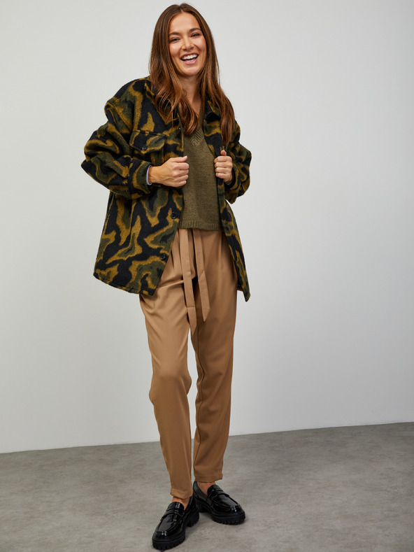 ZOOT.lab Bež ženske kratke hlače s vezicama ZOOT.lab Alyza