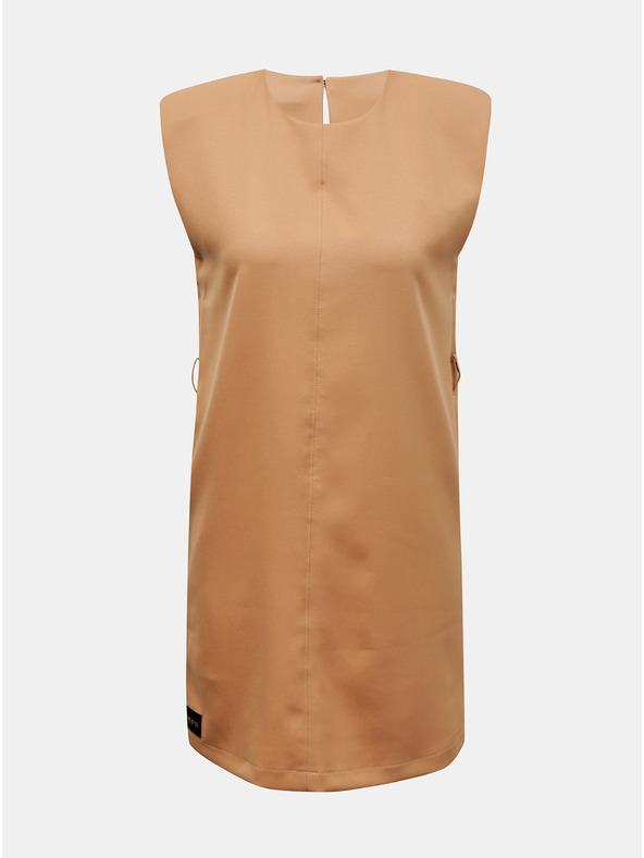 SIMPO Bež ženska haljina Simpo Wide