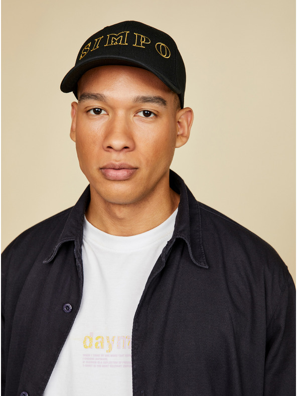 SIMPO Crna unisex kapa Simpo Siluet