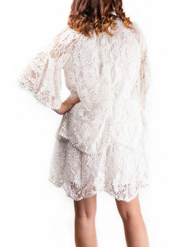 SIMPO Lace Up Haljina