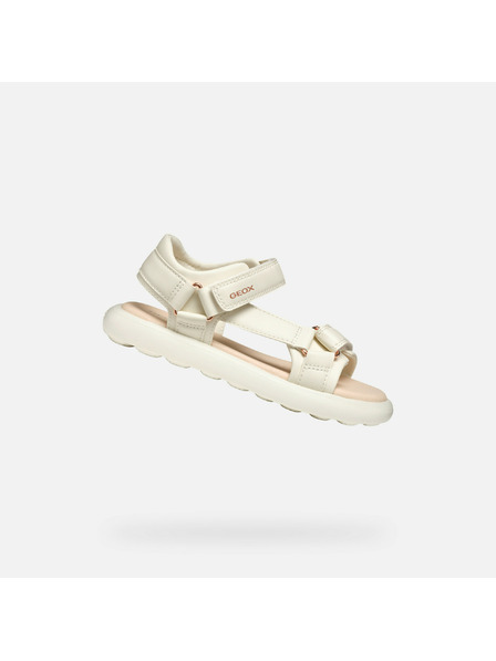 Geox Krem djevojčinske sandale Geox Puffypop