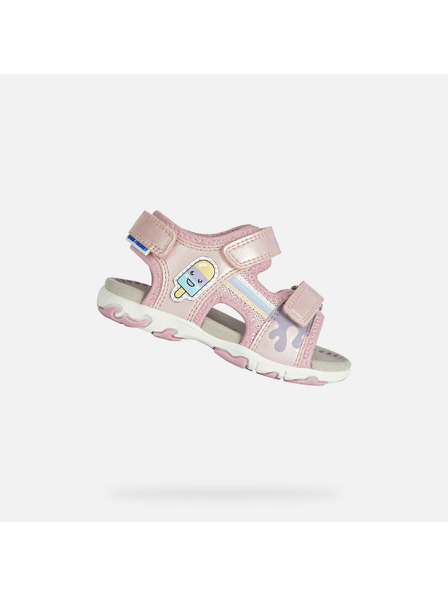 Geox Ružičaste djevojčice sandale Geox Flaffee