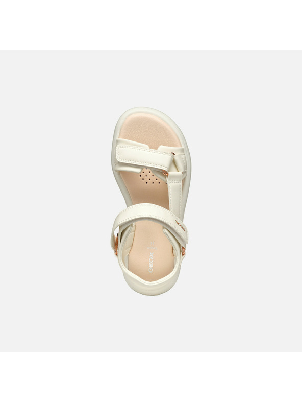 Geox Krem djevojčinske sandale Geox Puffypop