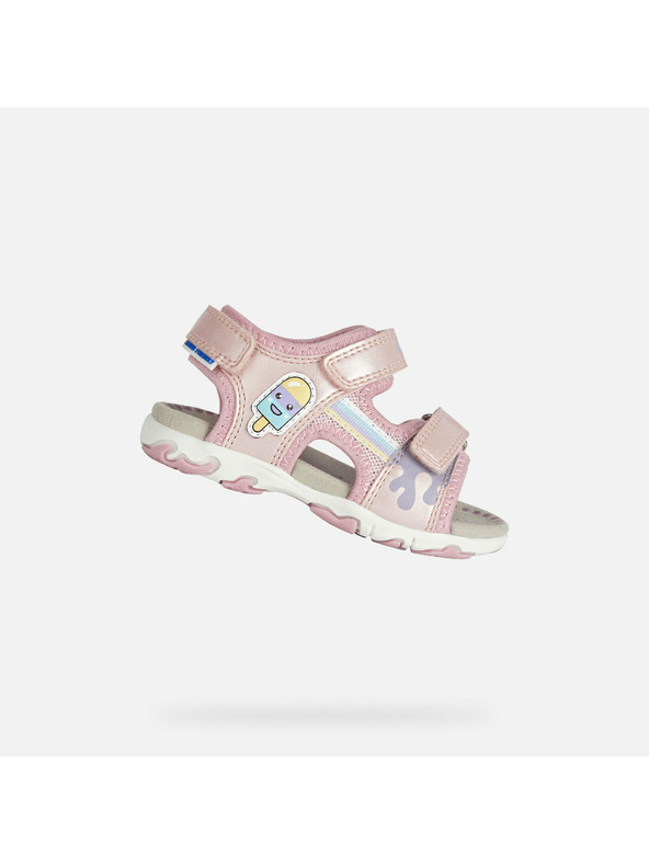 Geox Ružičaste djevojčice sandale Geox Flaffee