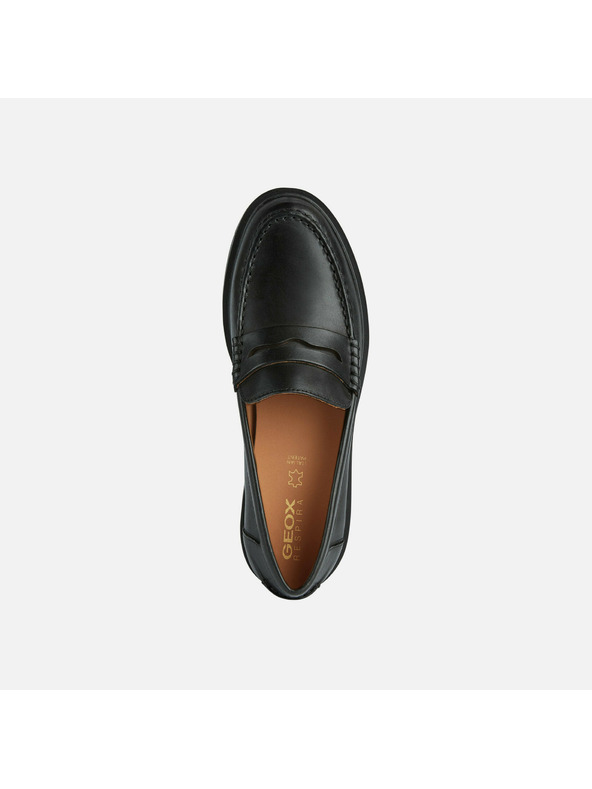 Geox Crne ženske mokasinke Geox Spherica EC-1