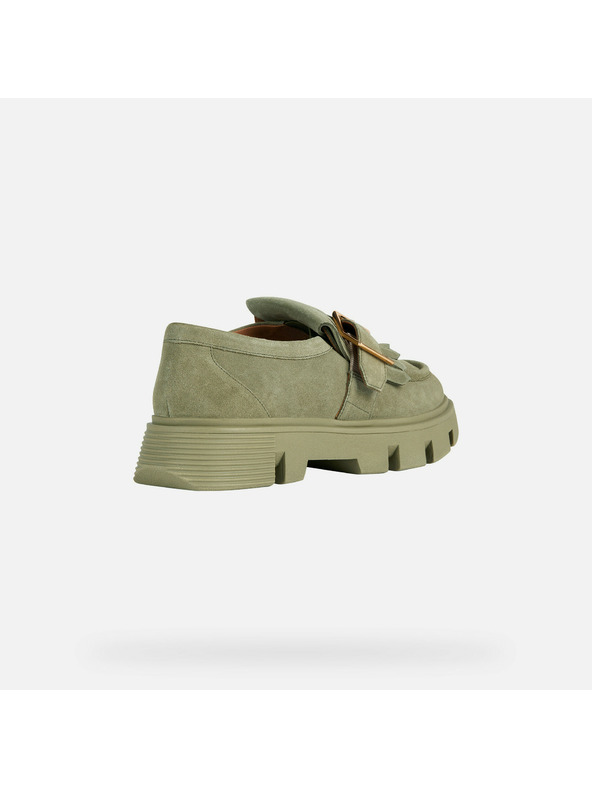 Geox Svijetlozelene ženske mokasinke Geox Vilde