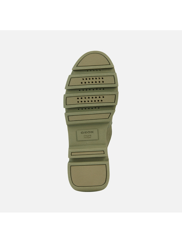 Geox Svijetlozelene ženske mokasinke Geox Vilde