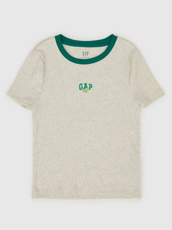 GAP Crop majica s logom Americana GAP