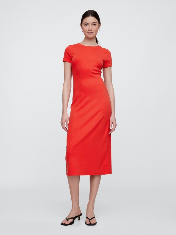 GAP Pletene midi haljine s prorezima GAP