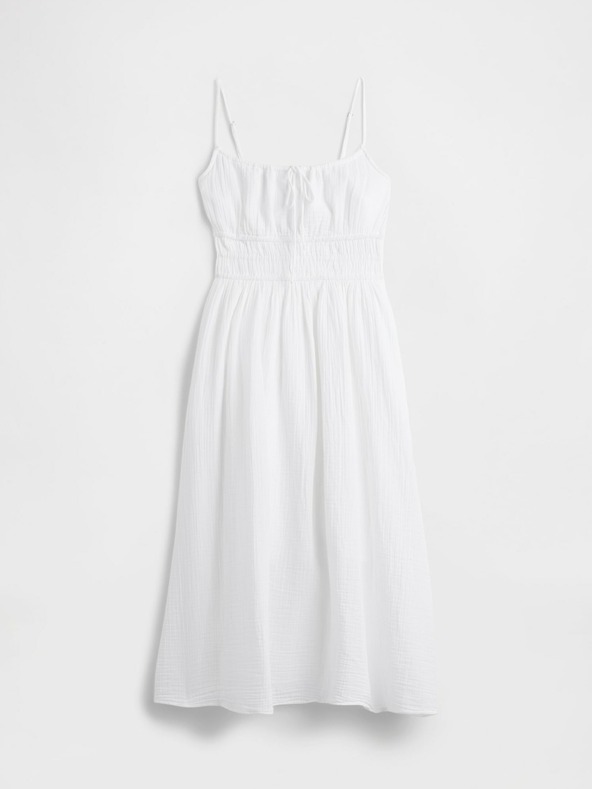 GAP Muselinske maksi haljine s džepovima GAP