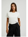 Moodo Bijela basic majica s kratkim rukavima