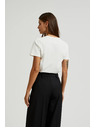 Moodo Bijela basic majica s kratkim rukavima
