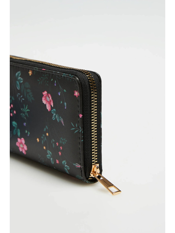 Moodo Crni šareni novčanik