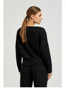 Moodo Crni top s dugim rukavima