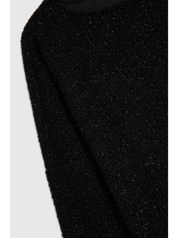 Moodo Crni top s dugim rukavima