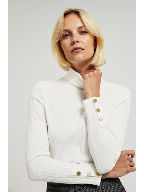 Moodo Svijetli ženski top s dugim rukavima