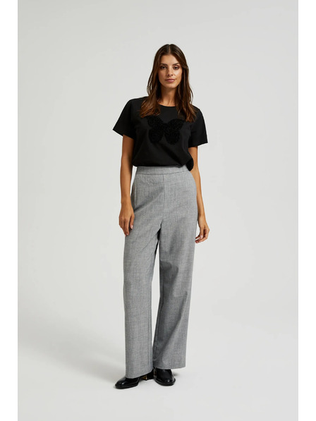 Moodo Crna majica s kratkim rukavima