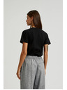 Moodo Crna majica s kratkim rukavima