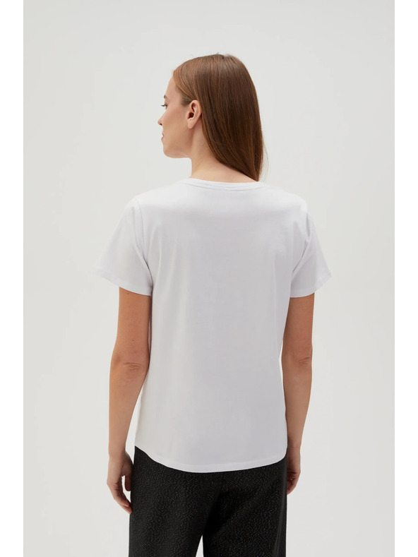 Moodo Bijela majica s kratkim rukavima