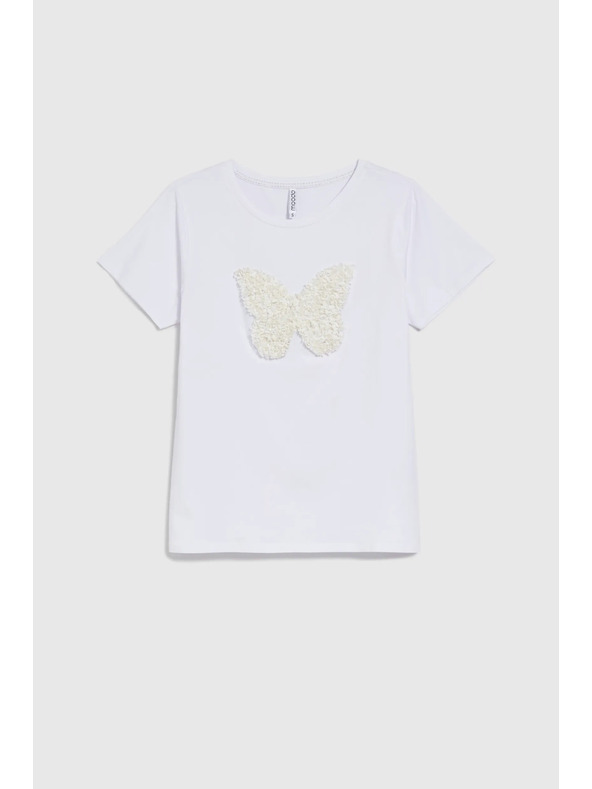 Moodo Bijela majica s kratkim rukavima