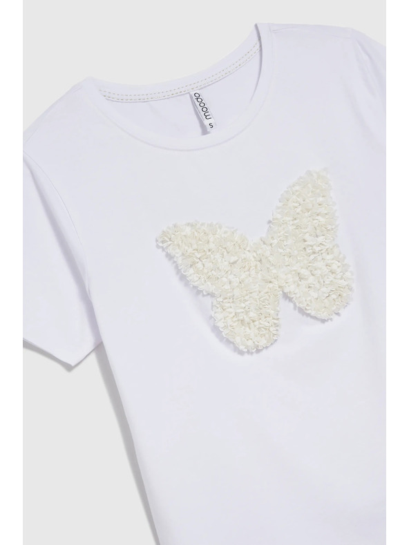 Moodo Bijela majica s kratkim rukavima