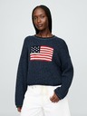 GAP Oversize crop pulover Americana GAP