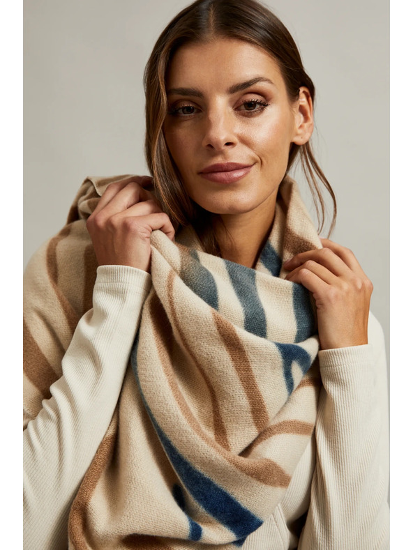 Moodo Bež ženska šal