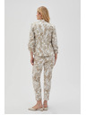 Moodo Bijele ženske cvjetne hlače Moodo