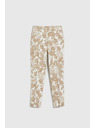 Moodo Bijele ženske cvjetne hlače Moodo