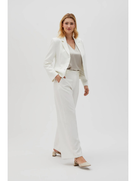 Moodo Bijele ženske hlače Moodo