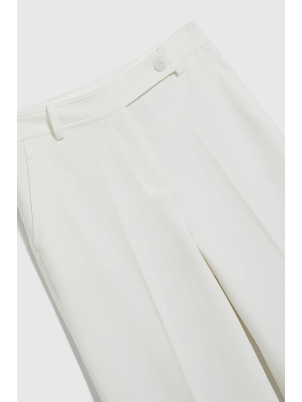 Moodo Bijele ženske hlače Moodo