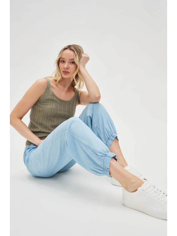 Moodo Svijetloplave ženske hlače Moodo