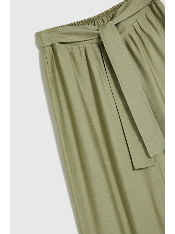 Moodo Maslinaste ženske hlače Moodo