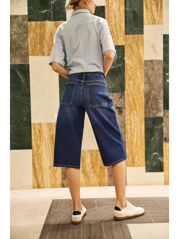 Moodo Plave ženske traper kratke hlače Moodo