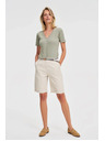 Moodo Bež ženske kratke hlače Moodo