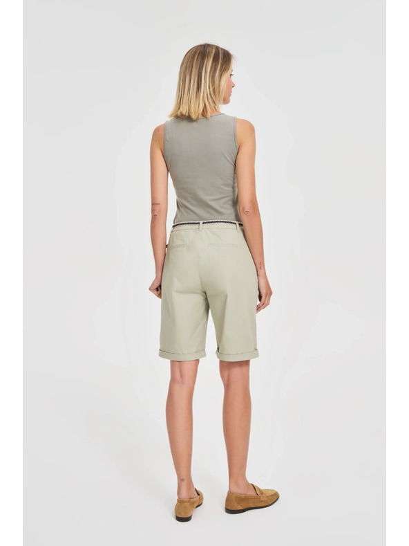 Moodo Maslinaste ženske kratke hlače Moodo