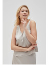 Moodo Bež ženska bluza bez rukava Moodo