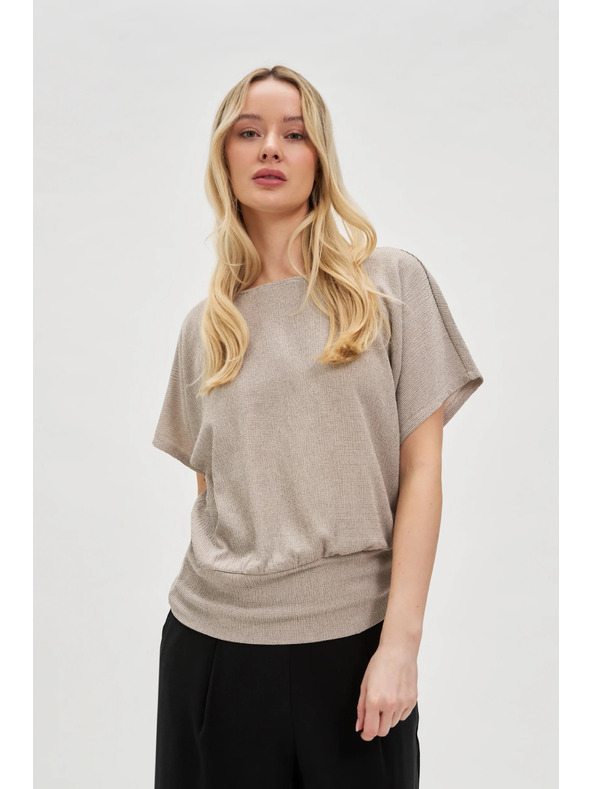 Moodo Bež ženska majica Moodo